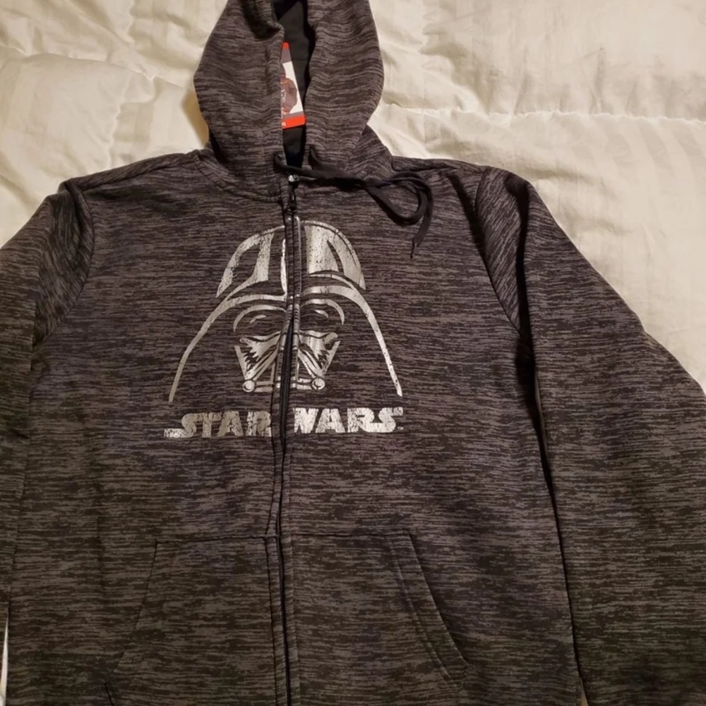 SUPER STAR WARS MEN'S ZIP HOODIE M SIZE